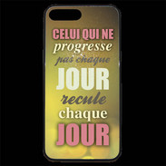Coque iPhone 7 Plus Premium Progresse de jour en jour ZG