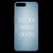 Coque iPhone 7 Plus Premium Boulot Sexo Dodo Bleu ZG