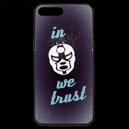 Coque iPhone 7 Plus Premium In Catch We trust Bleu ZG