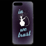 Coque iPhone 7 Plus Premium In Chicha We trust Bleu ZG