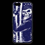 Coque iPhone 6 Premium Tête de mort Biker USA