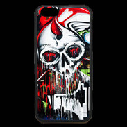 Coque iPhone 6 Premium Tête de mort Graffiti couleur