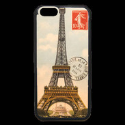 Coque iPhone 6 Premium Vintage Tour Eiffel carte postale