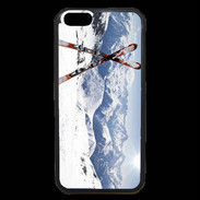 Coque iPhone 6 Premium Paire de ski en montagne