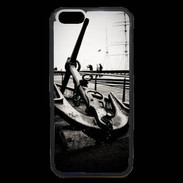 Coque iPhone 6 Premium Ancre en noir et blanc