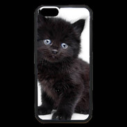 Coque iPhone 6 Premium Petit chaton noir