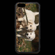 Coque iPhone 6 Premium Duo de chiot golden retriever