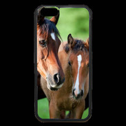 Coque iPhone 6 Premium Jument et son poulain