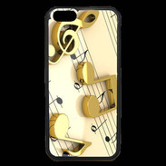 Coque iPhone 6 Premium Portée de notes en or