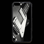 Coque iPhone 6 Premium Guitare en noir et blanc