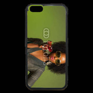 Coque iPhone 6 Premium Femme metisse noire 3