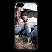 Coque iPhone 6 Premium Hippie amoureux et tranquile