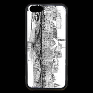 Coque iPhone 6 Premium Pont des arts à Paris en dessin