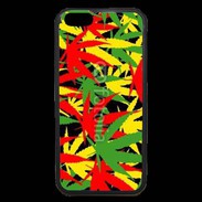 Coque iPhone 6 Premium Fond de cannabis coloré