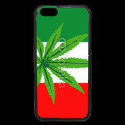 Coque iPhone 6 Premium Drapeau italien cannabis