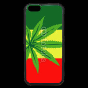 Coque iPhone 6 Premium Drapeau reggae cannabis