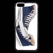 Coque iPhone 6 Premium Paire de converse bleue