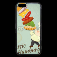 Coque iPhone 6 Premium Hamburger vintage