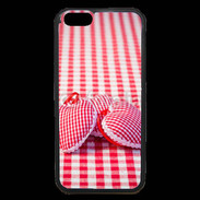 Coque iPhone 6 Premium Mode vichy et petit coeur