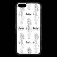 Coque iPhone 6 Premium Illustration fashion girl 3