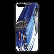 Coque iPhone 6 Premium Mustang bleue