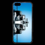 Coque iPhone 6 Premium Formule 1 sur fond bleu