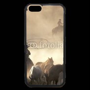 Coque iPhone 6 Premium Cowboys et chevaux