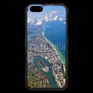 Coque iPhone 6 Premium Vue aérienne de la cote de Miami