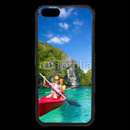 Coque iPhone 6 Premium Kayak dans un lagon