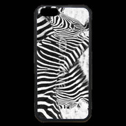 Coque iPhone 6 Premium Zèbre en noir et blanc