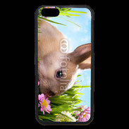 Coque iPhone 6 Premium Lapin et fleurs