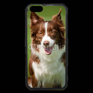 Coque iPhone 6 Premium Chien Colley marron et blanc