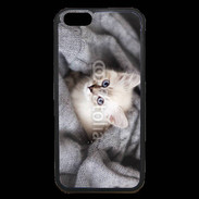 Coque iPhone 6 Premium Chaton aux yeux bleus 10