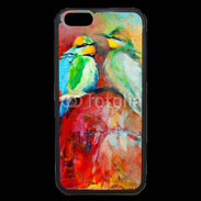 Coque iPhone 6 Premium Oiseaux en peinture