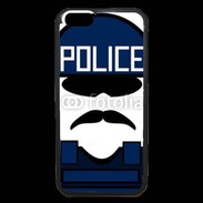 Coque iPhone 6 Premium Moustache policier