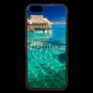 Coque iPhone 6 Premium Bungalow sur l'eau des tropiques