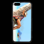 Coque iPhone 6 Premium Sieste contre un palmier sur la plage
