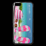 Coque iPhone 6 Premium La vie en rose à la plage