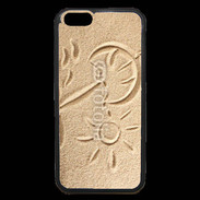 Coque iPhone 6 Premium Soleil et sable sur la plage