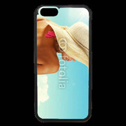 Coque iPhone 6 Premium Femme à chapeau de plage