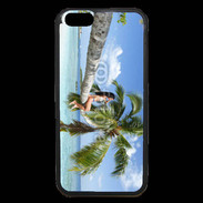 Coque iPhone 6 Premium Palmier et charme sur la plage