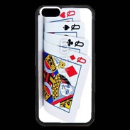 Coque iPhone 6 Premium Carré de dames au poker