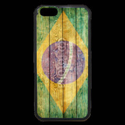 Coque iPhone 6 Premium Drapeau Brésil Grunge 510