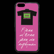 Coque iPhone 6 Premium Père de rugbyman Bonus offensif-défensif Rose 2