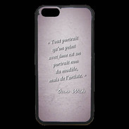 Coque iPhone 6 Premium Portrait Ame Rose Citation Oscar Wilde