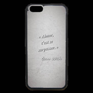 Coque iPhone 6 Premium Aimer Gris Citation Oscar Wilde