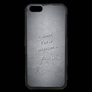 Coque iPhone 6 Premium Aimer Noir Citation Oscar Wilde