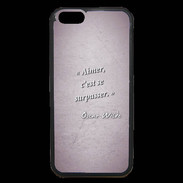 Coque iPhone 6 Premium Aimer Rose Citation Oscar Wilde