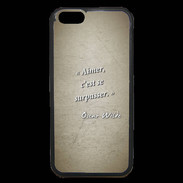 Coque iPhone 6 Premium Aimer Sepia Citation Oscar Wilde