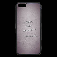 Coque iPhone 6 Premium Aimer Violet Citation Oscar Wilde